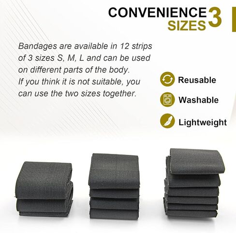 Elastic Bandage Bands Belt For Pads Body Straps Wraps For Slimming Fat Loss Beauty Machine Spare Parts 5cm/1.97inch Wide 10 Pieces Per Set (White) in Kuwait