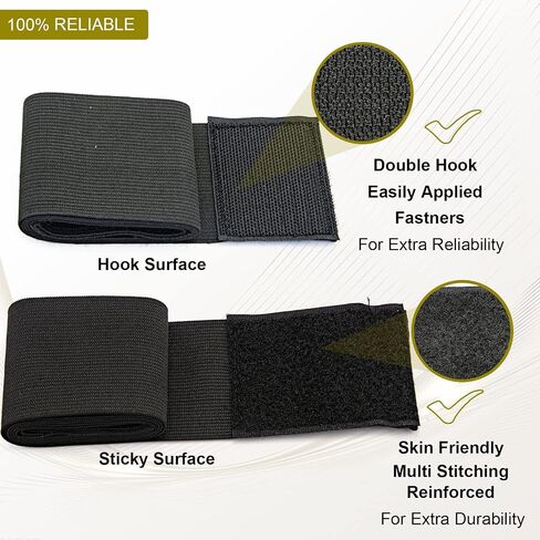 Elastic Bandage Bands Belt For Pads Body Straps Wraps For Slimming Fat Loss Beauty Machine Spare Parts 5cm/1.97inch Wide 10 Pieces Per Set (White) in Kuwait