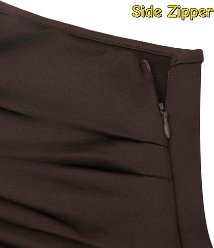 Women’s Elegant One Shoulder Maxi Dress Satin Ruched Bodycon Wedding Guest Dress Flowy Cocktail Evening Dresses in Saudi Arabia