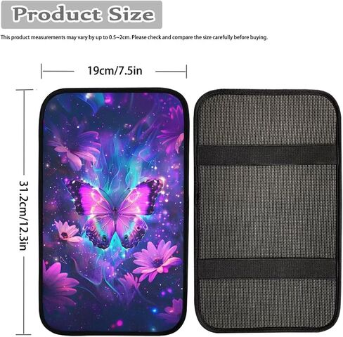 Halloween Car Center Console Cushion Pad Skull Rose Center Console Cover Easy to Install Car Decor Accessories Auto Universal Interior Accessories Cars Arm Rest Cover in Saudi Arabia