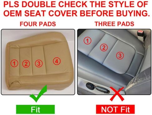 GXARTS Front Driver Side Bottom Foam Seat Cushion Replacement Compatible with Ford F250 F350 F450 F550 2002 2003 2004 2005 2006 2007 2C3Z-25632A23-AA in Saudi Arabia