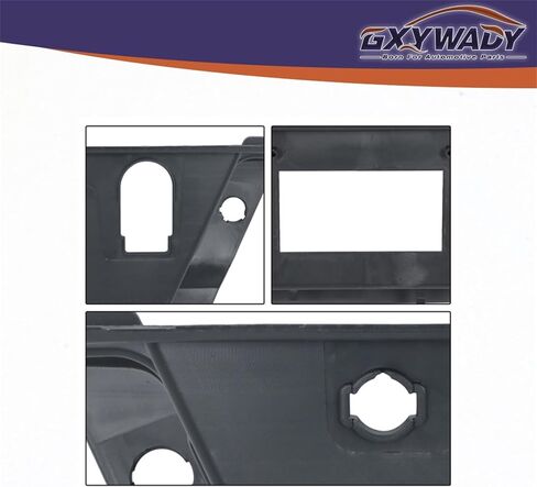 GXYWADY Black Rear Bumper Top Step Pad Cover Replacement for F-150 2021 2022 2023 Replacement for ML3Z17B807DB with Tow with Park Assist Sensor Holes in Saudi Arabia