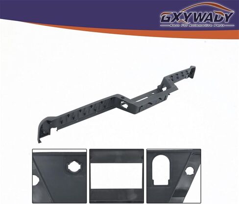 GXYWADY Black Rear Bumper Top Step Pad Cover Replacement for F-150 2021 2022 2023 Replacement for ML3Z17B807DB with Tow with Park Assist Sensor Holes in Saudi Arabia
