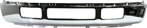 مصد Garage-Pro لسيارة Ford F-450 F-550 Super Duty 2005-2007 من الصلب الكروم الأمامي للنماذج ذات فتحات مضيئة يستبدل # 5C3Z17757FA FO1002396 in Saudi Arabia