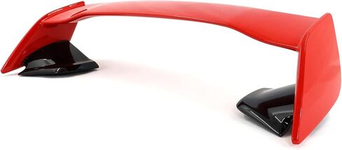 IKON MOTORSPRTS, Trunk Spoiler Compatible with 2022-2025 Subaru WRX, Painted M6Y Ceramic White Spoiler with Gloss Black Legs 2015 STI Style ABS Plastic Rear Wing Deck Lid Spoiler Tail Lip, 2023 in Saudi Arabia