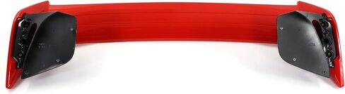 IKON MOTORSPRTS, Trunk Spoiler Compatible with 2022-2025 Subaru WRX, Painted M6Y Ceramic White Spoiler with Gloss Black Legs 2015 STI Style ABS Plastic Rear Wing Deck Lid Spoiler Tail Lip, 2023 in Saudi Arabia