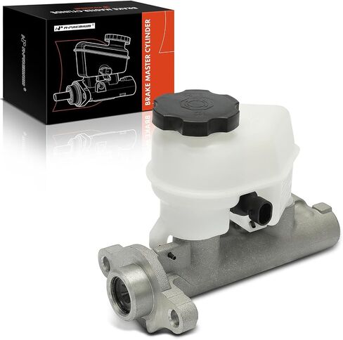 A-Premium Brake Master Cylinder with Reservoir and Sensor Compatible with Chevrolet and Pontiac Vehicles - Impala 2000-2005, Grand Prix 2006-2008 - Replace# 18042406, 18060783 in Saudi Arabia
