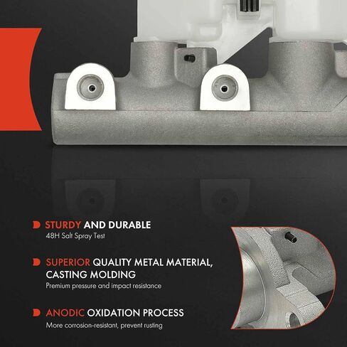 A-Premium Brake Master Cylinder with Reservoir and Sensor Compatible with Chevrolet and Pontiac Vehicles - Impala 2000-2005, Grand Prix 2006-2008 - Replace# 18042406, 18060783 in Saudi Arabia