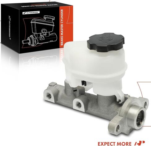 A-Premium Brake Master Cylinder with Reservoir and Sensor Compatible with Chevrolet and Pontiac Vehicles - Impala 2000-2005, Grand Prix 2006-2008 - Replace# 18042406, 18060783 in Saudi Arabia