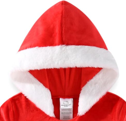 Hello Kitty Sanrio Girls Holiday Cosplay Hooded Long Sleeve Dress for Big Kids in Saudi Arabia