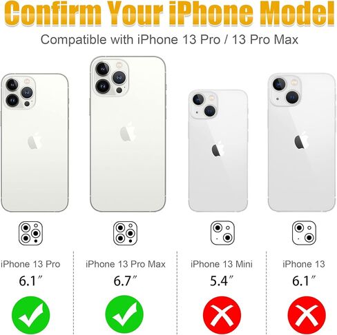 واقي عدسة الكاميرا AGVEE 3+3 لهاتف iPhone 15 Pro 6.1 بوصة / 15 Pro Max 6.7 بوصة، حلقة معدنية مصقولة 9H غطاء واقي كاميرا زجاجي عالي الدقة، أصلي in Kuwait