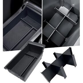 Glove Box Organizer Compatible with Nissan Frontier 2026 2025 2024 2023 2022, Interior Accessories Glove Box Compartment Insert Storage Dividers for 2022-2026 Frontier, Black in Kuwait