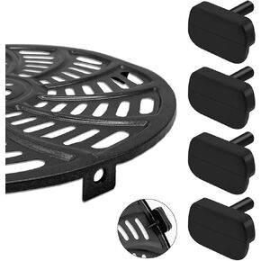 أقدام مطاطية لمقلاة الهواء من أجل Gourmia GAF686 GAF798 GAF838 فرن مقلاة الهواء وما إلى ذلك، 4 قطع مقاومة للحرارة من الدرجة الغذائية ومضادة للخدش من السيليكون قطع غيار مقلاة الهواء وأغطية الملحقات in Kuwait