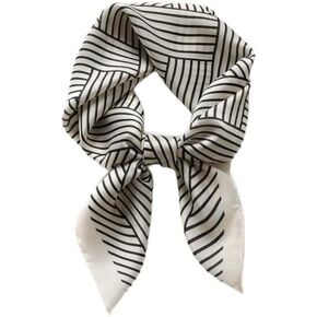 منديل عنق مخطط للرجال من جيرينلي، وشاح مربع بسيط بنمط خطوط، ملمس حريري باندانا كلاسيكي in Kuwait