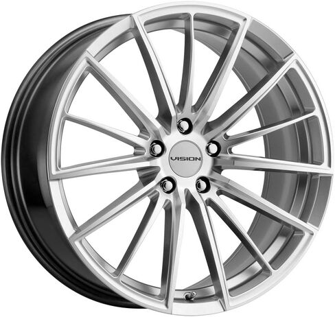 Vision 473 Axis 17x8 5x112 +38mm Silver Wheel Rim 17" Inch in Saudi Arabia