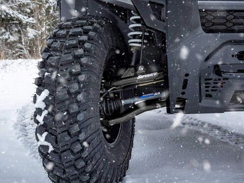 SuperATV 2 "Forward Offset A Arms لـ 2021-2022 Polaris Ranger XP 1000 / Crew - انظر الإعداد | تناسب إطارات تصل إلى 32 بوصة | مصدات الصدمات الأمامية والخلفية | أنابيب مقاس 1.25 بوصة أكبر بنسبة 25% من المخزون in Saudi Arabia