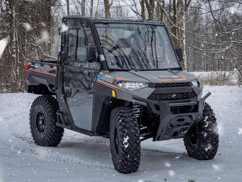 SuperATV 2 "Forward Offset A Arms لـ 2021-2022 Polaris Ranger XP 1000 / Crew - انظر الإعداد | تناسب إطارات تصل إلى 32 بوصة | مصدات الصدمات الأمامية والخلفية | أنابيب مقاس 1.25 بوصة أكبر بنسبة 25% من المخزون in Saudi Arabia