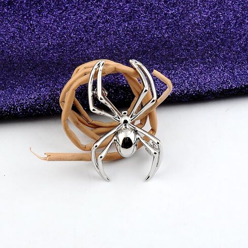 Personalized Spider Lapel Brooch Pin Cute Animal Collar Pins Clip Sweater Scarves Banquet Badges Brooches Pins Punk Jewelry Gifts for Women Girls Men Halloween in Saudi Arabia