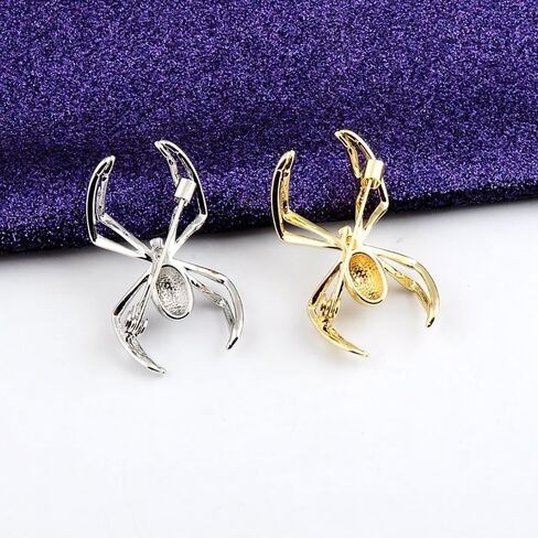 Personalized Spider Lapel Brooch Pin Cute Animal Collar Pins Clip Sweater Scarves Banquet Badges Brooches Pins Punk Jewelry Gifts for Women Girls Men Halloween in Saudi Arabia