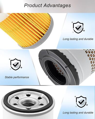 Maintenance Filter Kit Fit for Mahindra 1626 HST L3 1.3L 1318CC 80.4CID Replace MAM0117 9806000001 10400511200 19690531100 19682581000 19642509000, Tractor Filters Kit in Saudi Arabia