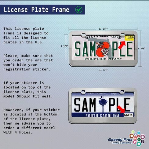 Metal License Plate Frame Bug Ride Car Ladybug Animal Metal Tag Holder Car Accessories Chrome 2 Holes 1 Frame in Saudi Arabia