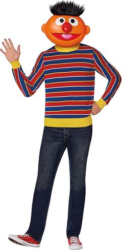 Spirit Halloween Sesame Street Adult Ernie Costume Kit | Officially Licensed | TV and Movies Costumes in Saudi Arabia