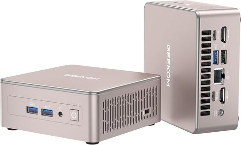 GEEKOM Mini PC GT12 Pro - الجيل الثاني عشر Intel i7-12650H NUC12 أجهزة كمبيوتر صغيرة (10 C/16T حتى 4.7 جيجا هرتز) 32 جيجا DDR4/1 تيرابايت PCIe Gen 4 SSD Windows 11 Pro يدعم Wi-Fi 6E/Bluetooth 5.2/USB 4.0/2.5G لان/8 كيلو in Kuwait