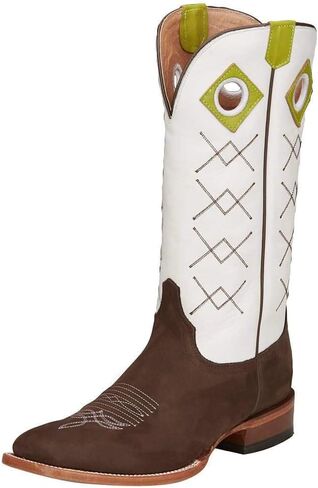 حذاء Justin Boots الرجالي LATIGO مقاس 13 بوصة بمقدمة مربعة واسعة WESTERN BOOT in Saudi Arabia
