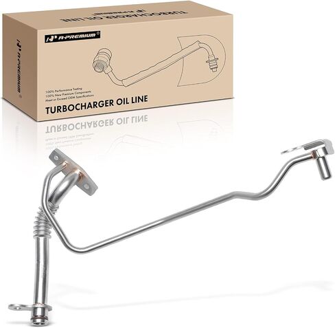 A-Premium Turbocharger Right Lower Turbocharger Oil Line Compatible with Ford F-150, Expedition 2016-2017, Transit-150, Transit-250, Transit-350 2017-2023 & Lincoln Navigator 2016-2017, 3.5L in Saudi Arabia