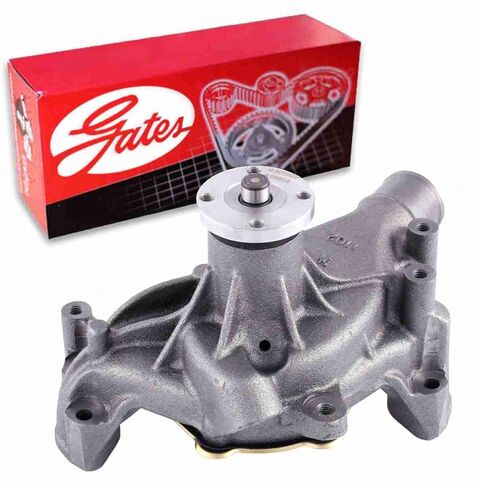 Gates Engine Water Pump compatible with Chevrolet C10 4.3L 5.0L 5.7L 6.6L V6 V8 1977-1986 in Saudi Arabia
