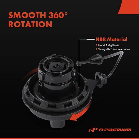 A-Premium Fuel Tank Filler Cap Compatible with Ford F-150 Heritage, F-250 F-350 F-450 F-550 Super Duty, F-53 Motorhome Chassis, Expedition, E-150 Econoline Club Wagon, E-250 E-350 Econoline in Saudi Arabia