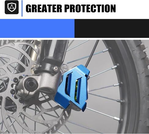 NICECNC Black Front Brake Caliper Guard & Front Brake Disc Guard Compatible with Surron Light bee X/S/ L1E Compatible with Segway X160 X260 See Fitment in Saudi Arabia