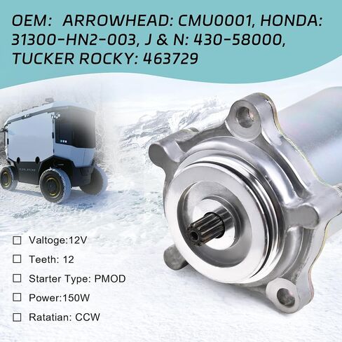 محرك التحكم في نقل الطاقة 11T CCW لـ 2000-2006 Honda Wrangler TRX350/TRX350FE/TRX350TE & 350 أجزاء Rancher - OEM 31300-HN5-A11، 430-58002، 463731، CMU0003 in Kuwait