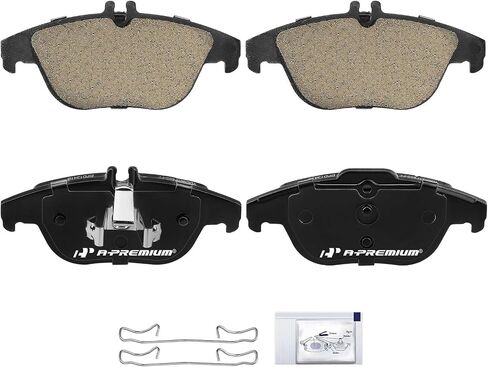 A-Premium Rear Ceramic Disc Brake Pads Set Compatible with Select Mercedes-Benz Models - C230 2008-2009, C250 2010-2015, C300/C350 2008-2014, E350 2010-2014, E400 2017, GLK250 2013-2015, GLK350, E550 in Saudi Arabia