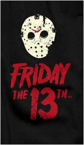 Friday The 13th I Love Friday Men's Black Graphic Sweatpants in Saudi Arabia