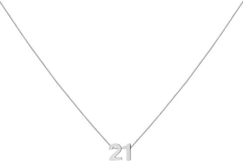 Number Necklace for Women Dainty 14K Gold Plated Number Pendant Necklace Personalized Jewelry Football Basketball Baseball Gift in Kuwait