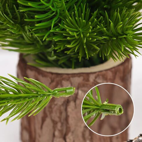20pcs Artificial Pine Branches Fake Plants Christmas Tree Garland DIY Decorations Home Merry Christmas Party Supplies,Green (12cm) in Saudi Arabia