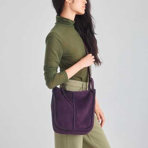 The Sak Los Feliz Crossbody Purse - Hand Crochet Women's Handbag for Everyday & Travel - Cross Body Bag With Zipper Pockets & Adjustable Shoulder Bag Strap - Bamboo in Kuwait