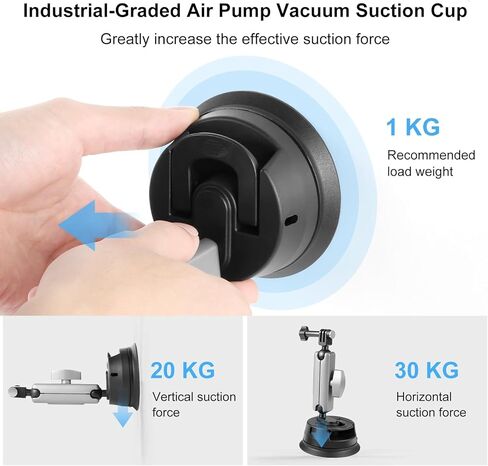 Motorcycle Bicycle Heavy Duty Clamp for Insta360 X4 X3 X2, TzezFoz Double Clamps Handlebar Holder with 150cm Selfie Stick for GoPro Hero 12/11/10/9/8 Invisible Selfie Stick for Product Photography in Kuwait