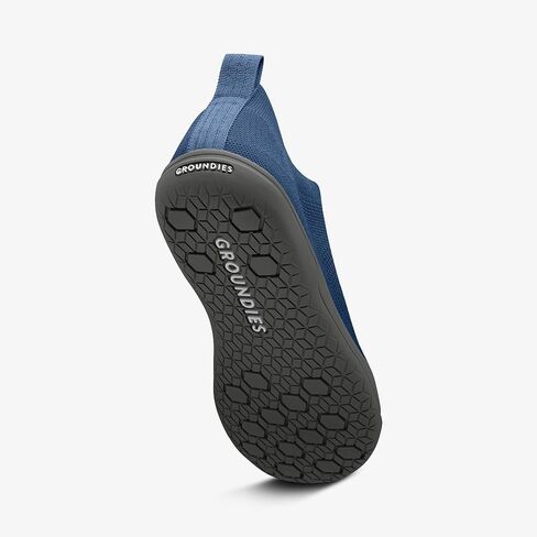 GROUNDIES Active Knit Barefoot Shoes for Men - Lightweight Sports Sneakers for Men with Wide Toe Box, Microfiber Lining, and Slip-Resistant Outsole in Saudi Arabia