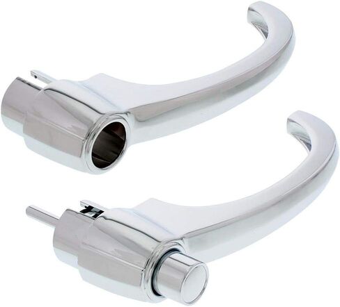 United Pacific 110313 Chrome Exterior Door Handle Set for 1960-66 Chevy & GMC, Diecast Construction, Mounting Hardware Included – ONE Set (Pack of 2) in Saudi Arabia