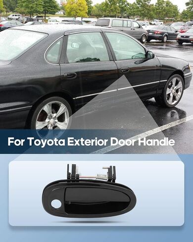 ECCPP Exterior Door Handle 1995-1999 for Toyota for Avalon Outer Replacement Front Passenger Right Door Handle 1pc Black 69210AC010C0 in Saudi Arabia
