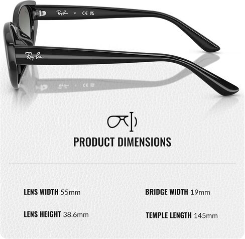نظارات شمسية Ray-Ban RB4457D BIO-BASED ذات شكل دائري مربع للرجال والنساء مع مجموعة نظارات RAYBAN الرسمية in Kuwait