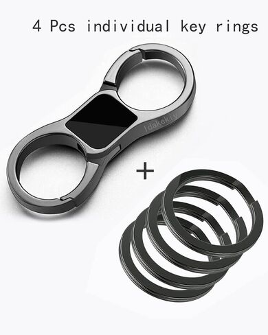 Quick Release Keychain with 4 Key Rings, Heavy-Duty Car Key Organizer for Men and Women. in Saudi Arabia