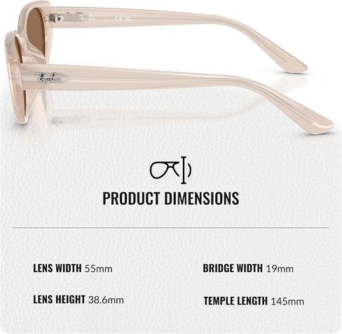 نظارات شمسية Ray-Ban RB4457D BIO-BASED ذات شكل دائري مربع للرجال والنساء مع مجموعة نظارات RAYBAN الرسمية in Kuwait