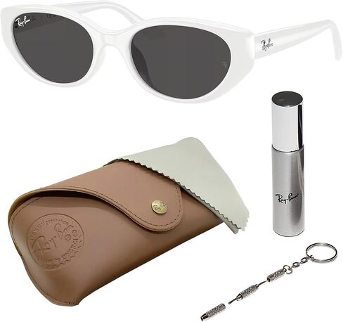 نظارات شمسية Ray-Ban RB4457D BIO-BASED ذات شكل دائري مربع للرجال والنساء مع مجموعة نظارات RAYBAN الرسمية in Kuwait