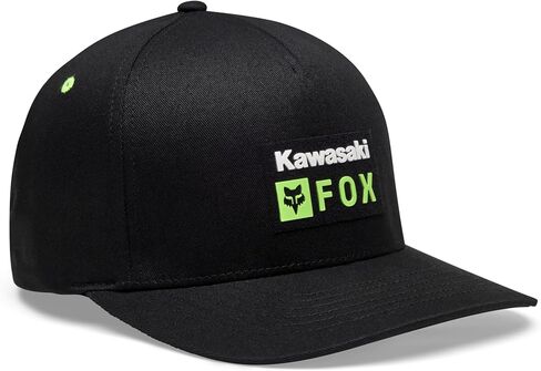 Fox Racing Mens Kawasaki Flexfit Hat in Saudi Arabia