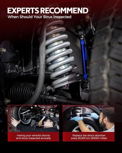 Torchbeam Complete 4 Piece Suspension Kit Struts and Shocks Assembly for Toyota Corolla 2009-2013, Front and Rear Left and Right, Complete OEM Replacement, Smooth Quiet Ride, Improved Ride Comfort in Kuwait