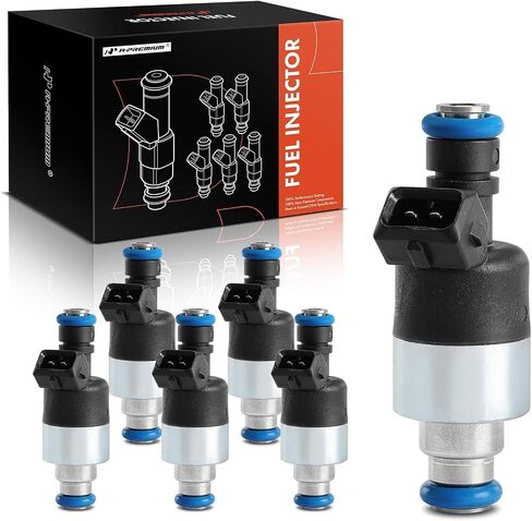مجموعة محاقن الوقود الممتازة مكونة من 6 قطع متوافقة مع Buick LeSabre 1993-1995 وChevrolet Lumina APV، وVenture & Oldsmobile 88، وAlero، وSilhouette & Pontiac Bonneville، وGrand Am، وMontana، وTrans Sport in Saudi Arabia