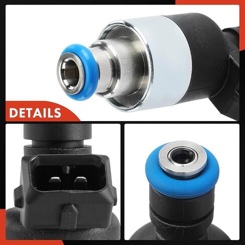 مجموعة محاقن الوقود الممتازة مكونة من 6 قطع متوافقة مع Buick LeSabre 1993-1995 وChevrolet Lumina APV، وVenture & Oldsmobile 88، وAlero، وSilhouette & Pontiac Bonneville، وGrand Am، وMontana، وTrans Sport in Saudi Arabia